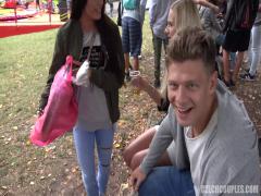 Improvised fuck at the campsite